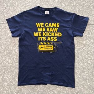 Ghostbusters “We Came We Saw We Kicked It’s Ass” T-shirt, Small